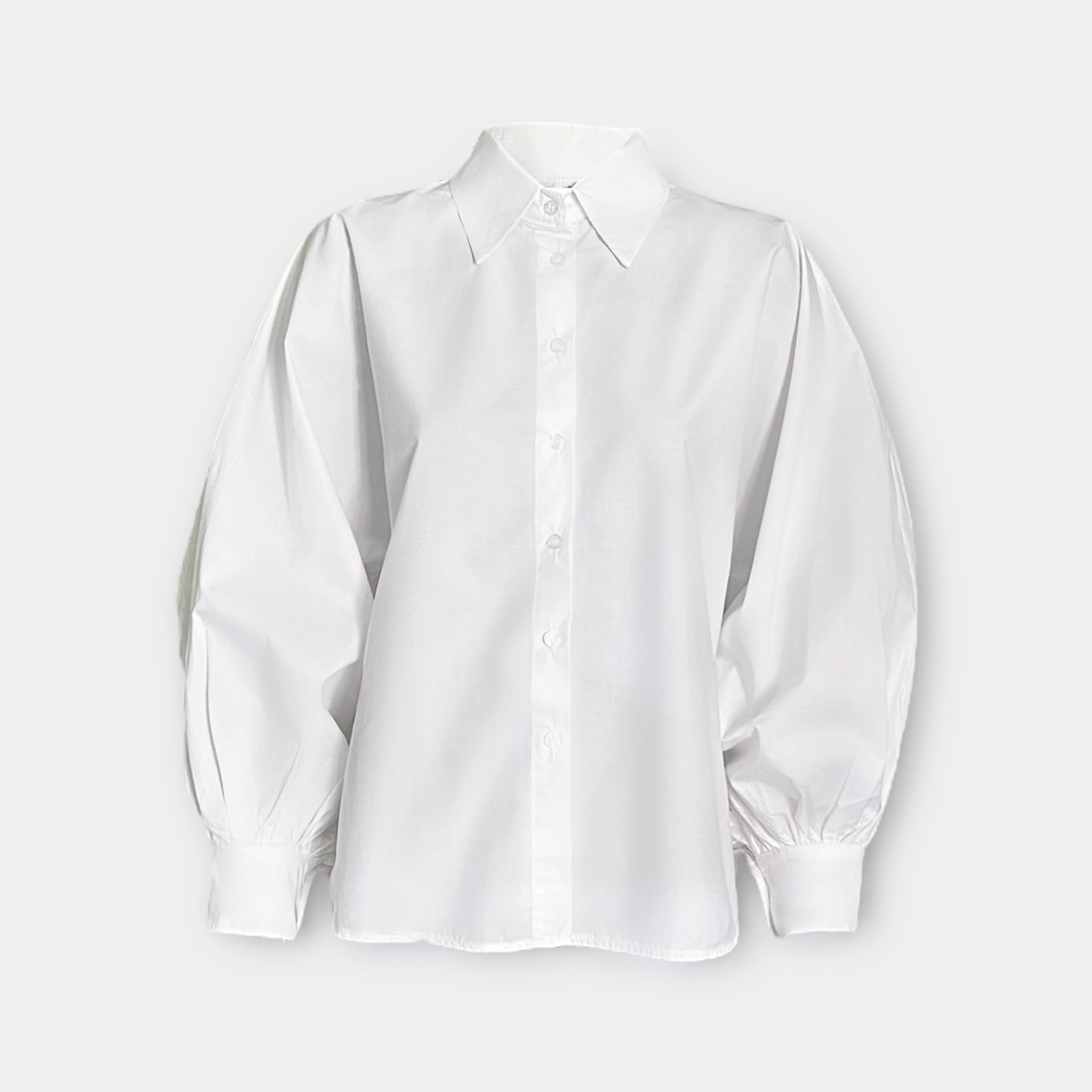 Chemise blanche manches bouffantes