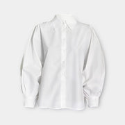 Chemise blanche manches bouffantes