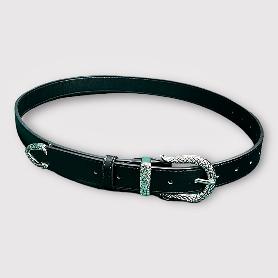 Ceinture à boucle argent