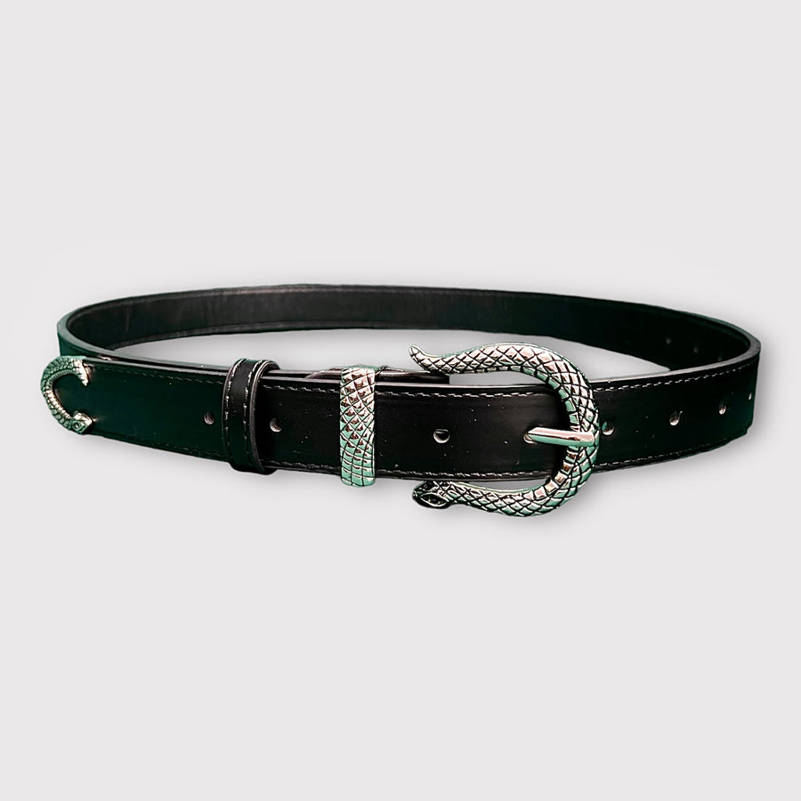 Ceinture à boucle argent