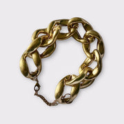 Collier grosse chaine doré