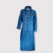 Robe longue en jean