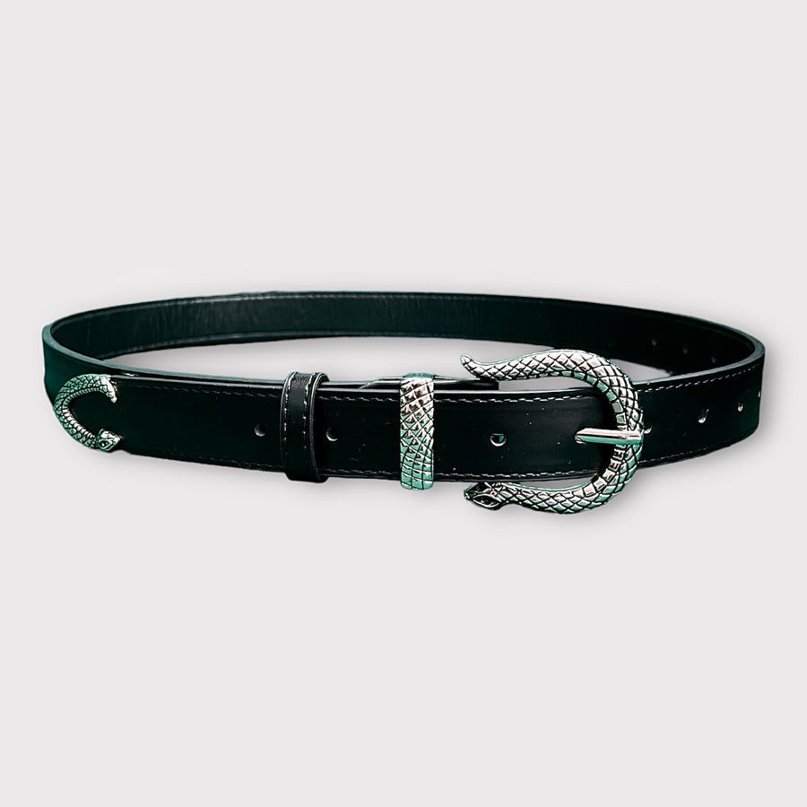 Ceinture à boucle argent